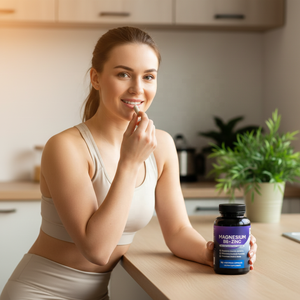 マグネシウム<span class=keywords><strong>B6</strong></span> + 亜鉛栄養補助食品 エネルギー補給 大人用ベジタリアンカプセル 60粒 カスタムブランディング OEM/プライベートラベル - Product Image 5