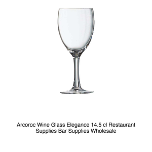Verre à vin Elegance 14,5 cl Arcoroc H 14,2 cm Ø 6 cm - Product Image 2