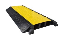 Fabricación China Heavy Duty Outdoor event use Road Rubber 1 2 3 4 5 Channels Cable Protector Cover