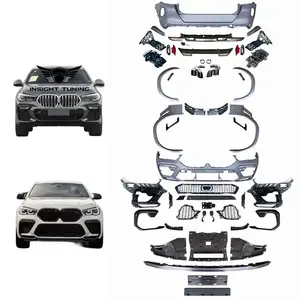 Intuizione Tuning bodykit per paraurti anteriore e posteriore Bumpwe per Bmw G60 X6 nascosto a F96 X6m 2019 + Body Kit