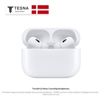 TesnaPro2 Écouteurs sans fil intra-auriculaires à réduction de bruit active, étanches IPX5, avec charge sans fil 5.4, moins de 3 heures