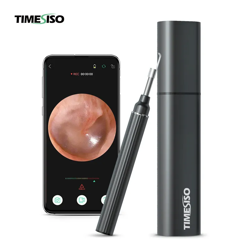 Nouveau produit 2023 outil d'élimination du cérumen visuel intelligent 1080P caméra Otoscope sans fil WiFi Portable nettoyeur d'oreille électrique