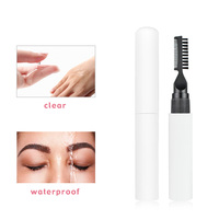 Gel pour sourcils liquide de maquillage imperméable à l'eau, marque privée personnalisée, maintien laminé, coiffage des sourcils