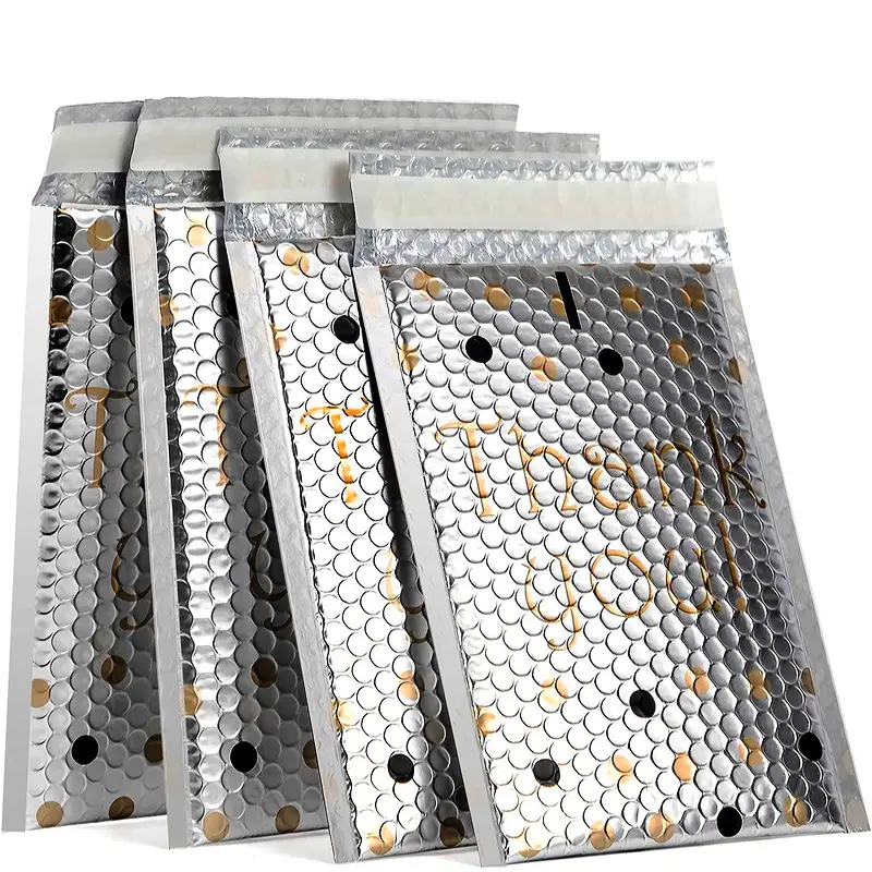 Poly Bubble Mailer selbst dichtende gepolsterte Umschläge Verwendbare Schaumstoff-Umschlag beutel Selbst versand pakete Taschen