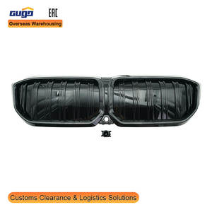 GUGO pour <span class=keywords><strong>BMW</strong></span> <span class=keywords><strong>I3</strong></span> <span class=keywords><strong>2022</strong></span>-on Car Modification Calandre Double-Ligne Noir Brillant Illuminé Plastique ABS État Neuf - Product Image 1