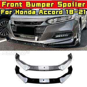 <b>For</b> Honda 10th Gen Accord 2018-2021 <b>Car</b> Front Bumper Lip Splitter <b>Diffuser</b> Body Kit Bumper Guard Protector Cover Accessories - Product Image 1