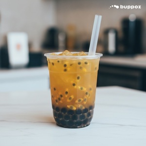 Sirop de fruit de la passion 5kg Bouteille Halal HACCP Végétarien pour les magasins de Bubble Tea et de Milk Tea OEM - Product Image 3