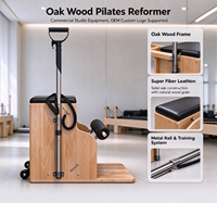Chaise de Pilates Wunda en bois de chêne MJD Fitness, portable et personnalisable, avec ressorts allemands et structure en super fibre, pour studio de Pilates