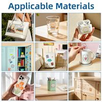 Imprimante UV DTF A3 entièrement automatique 6 couleurs Reeleyin pour autocollants transparents, coques de téléphone, balles de golf, patchs, bouteilles et impression sur bois