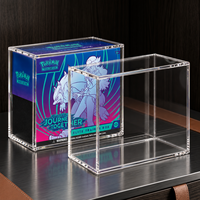 Étui de présentation magnétique en acrylique personnalisable pour boîte cadeau exclusive Eevee, étanche, anti-poussière, protection UV, support aimanté N52