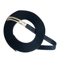 Câble d'extension CC pour panneau solaire personnalisable 12AWG, plat, en PVC tressé, pour passage en fenêtre, câble PV