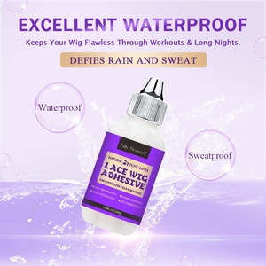 Adhésif pour <span class=keywords><strong>perruque</strong></span> en dentelle, vente en gros d'usine, coiffage des cheveux, 38 ml, séchage rapide, tenue forte, imperméable, résistant à la transpiration, protecteur du cuir chevelu - Product Image 4