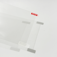 Écran de protection en verre trempé transparent personnalisé direct d'usine avec adhésif de lentille en verre pour usage médical extérieur de salle de bain