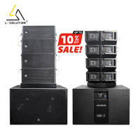 HDL20-A Enceintes Line Array Actives Professionnelles à Double Haut-Parleur de 10 Pouces, 4 Ohms, pour Système Audio DJ et Scène, Système Line Array Amplifié