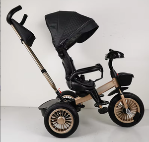 Triciclo para Bebés 4 en 1 en Oferta, Cochecito con Certificación CE, Triciclo Económico para Bebés, Triciclo de 3 Ruedas - Product Image 5