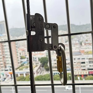 12mm 10mm Edelstahl-Drahtseil-Greifer Einziehbare Rettungsleine Absturzsicherung Industrie-Arbeitshöhe Seilgreifer Stahlkabel-Greifer - Product Image 5