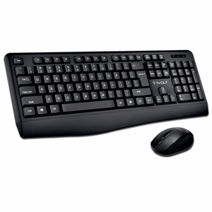 Combo de Teclado y Ratón Inalámbrico T-WOLF TF100, Ergonómico, 2.4Ghz, Óptico, Inalámbrico, Kit Inalámbrico 2.4G para Computadora - Product Image 6