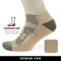 Chaussettes en laine mérinos, chaussettes de randonnée respirantes, chaussettes en laine pour hommes, vente en gros
