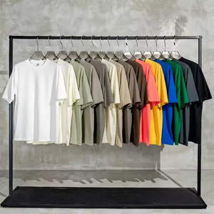 เสื้อยืดคอตตอน 260 กรัม สำหรับผู้ชาย เสื้อยืดเปล่าเนื้อหนา ไซส์ใหญ่พิเศษ สำหรับสกรีนลาย เสื้อยืดผู้ชาย - Product Image 1
