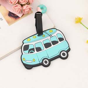 Étiquette de bagage en silicone en pvc de compagnie aérienne imprimée de logo personnalisé étiquette de bagage en caoutchouc imperméable et durable promotionnelle - Product Image 5