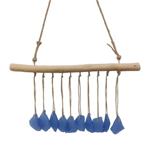 Decoración de Vidrio Marino y Madera Flotante para Balcón, Estilo Bohemio Moderno Minimalista, Irregular, con Acabado Arenado, Hecho a Mano, para Envío Directo - Product Image 5