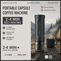 Machine à café à capsules sous marque privée 20 bars, machine à expresso portable 7800 mAh auto-chauffante, logo personnalisé, usine OEM pour propriétaires de marque