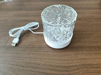 Lampe de nuit en cristal à commande tactile, projecteur de lumière d'ondes océaniques, lumières RGB, rechargeable, variateur de luminosité tactile, lampes de table en acrylique
