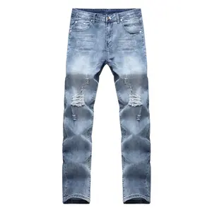 Celana Jeans Pria Ketat, Kualitas Terbaik 2021 Celana Jins Robek Modis