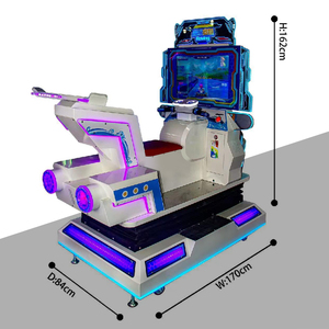 Vente d'usine de haute qualité en plastique passionnant jeu de tir de simulation de vol à pièces pour enfants Jedi Machine de conduite d'avion - Product Image 6