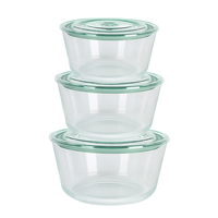 Boîte à lunch bento en verre borosilicate de haute qualité, compatible micro-ondes, congélateur, lave-vaisselle, étanche, portable, écologique, avec couvercles pour bébé