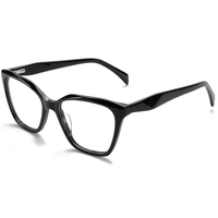 Elan Optical YB8017 Nouvelle Arrivée Monture de Lunettes Papillon Œil de Chat Style Européen et Américain pour Femme, Monture Complète en Acétate, Lunettes Optiques