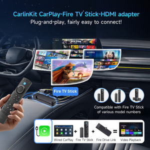 Portátil Sans Fil Car Tv Mate Usb Entrada Hdmi Fire Tv Stick Adaptador inalámbrico Carplay Ai Box Consolas de juegos para coches Youtube - Product Image 3