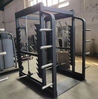 Machine d'entraînement fonctionnelle créative et crémaillère à squats pour la vente, Meilleure machine Smith, Crémaillère à squats de gym, Half Squat Power Rack, Smith 3D
