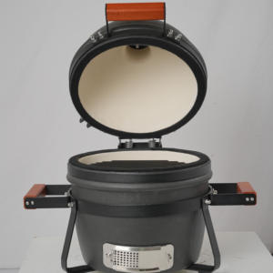 SEB <span class=keywords><strong>KAMADO</strong></span>/Meilleur <span class=keywords><strong>prix</strong></span>, barbecue <span class=keywords><strong>Kamado</strong></span> noir de 13 pouces avec motif de glaçure lisse à bulles, ensemble pour les passionnés de plein air - Product Image 5