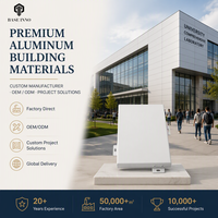 Panneaux de façade soudés en aluminium pour revêtement de bâtiment commercial, perforés, en métal, personnalisés OEM, pour protection de façade, 2026 Inno