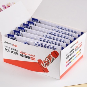 Genvana Jumbo Pop đầy màu sắc quảng cáo Bút Đánh Dấu 50mm tip bơm lại Pop vĩnh viễn đánh dấu - Product Image 6