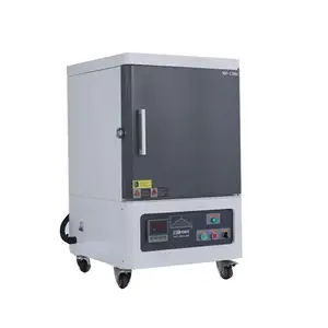 Ce Certified 1200c Programmable Pid Controller Gas Vacuum Atmosphere Muffle Furnace For Heat Treatment