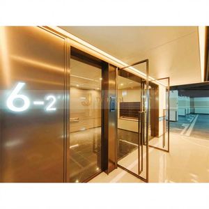 ANN3189 Modern Coated Stainless Steel 304 Custom Room Divider <b>Screen</b> Partition Multi-Functional Durable <b>Decoration</b> Engineering - Product Image 3