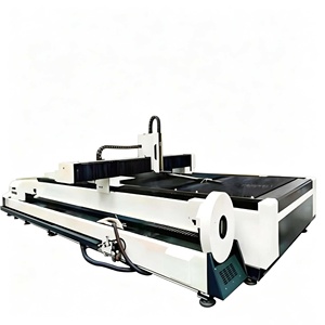 Nouvelle machine de découpe laser à fibre de type portique 3000W, équipement de découpe de tôles et de tubes 1500x3000mm, découpeuse de métal CNC refroidie par eau - Product Image 2