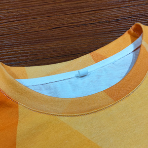 OEM Custom All-Over Print T-Shirt 100% Cotton Soft Knitted Smart Casual Style Full Body <b>Logo</b> Print Sublimation Digital Printing - Product Image 4