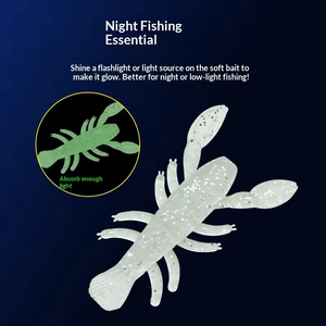 Aotuo Leurre souple réaliste bionique crevettes et homards, 6,5 cm, 3 g, lot de 10, pour <span class=keywords><strong>la</strong></span> pêche au bar, au snakehead et en eau douce - Vente chaude - Product Image 4