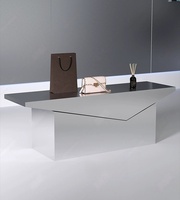 Présentoir de Luxe pour Magasins – Design Cubique Solide et Écologique, Robuste pour Vêtements, Chaussures, Sacs, Centres Commerciaux/Salles d'Exposition