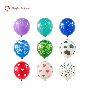 <span class=keywords><strong>Globo</strong></span> de Látex Impreso, <span class=keywords><strong>Globo</strong></span> de Goma con Diseño, Decoración para Fiestas de Cumpleaños, Artículos para Baby Shower, <span class=keywords><strong>Globo</strong></span> con Estampado Animal, Mapa del Mundo - Product Image 1