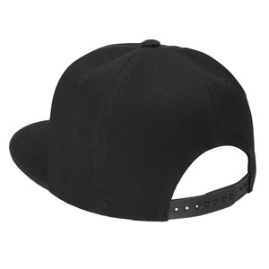 Cappello Snapback Hip Hop Falari - Visiera Piatta, Tinta Unita, Regolabile, 5 Pannelli - Product Image 4
