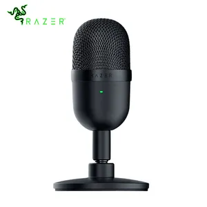 Razer Seiren мини-микрофон для игр потокового с поп-фильтр подвесом и подавление шума конденсаторный микрофон для ноутбука/компьютера