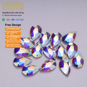 Auténticos Cristales de Swarovski 2303 en Forma de Lágrima con Parte Posterior Plana, Hechos en Austria, para Accesorios Digitales <span class=keywords><strong>3C</strong></span> y Decoración de Dispositivos - Product Image 1