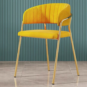 <span class=keywords><strong>Chaise</strong></span> <span class=keywords><strong>de</strong></span> loisirs en fer <span class=keywords><strong>de</strong></span> style nordique minimaliste, vente en gros d'usine, pour cafés et salons <span class=keywords><strong>de</strong></span> manucure, avec accoudoirs, dossier et tabourets <span class=keywords><strong>de</strong></span> maquillage - Product Image 6