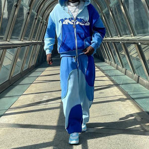 उच्च गुणवत्ता वाले पुरुषों के प्रशिक्षण खेल सूट ट्रैक सूट कस्टम पैंट पुरुषों के लिए दो टुकड़े सेट जॉगिंग ट्रैकसूट डिजाइन - Product Image 5