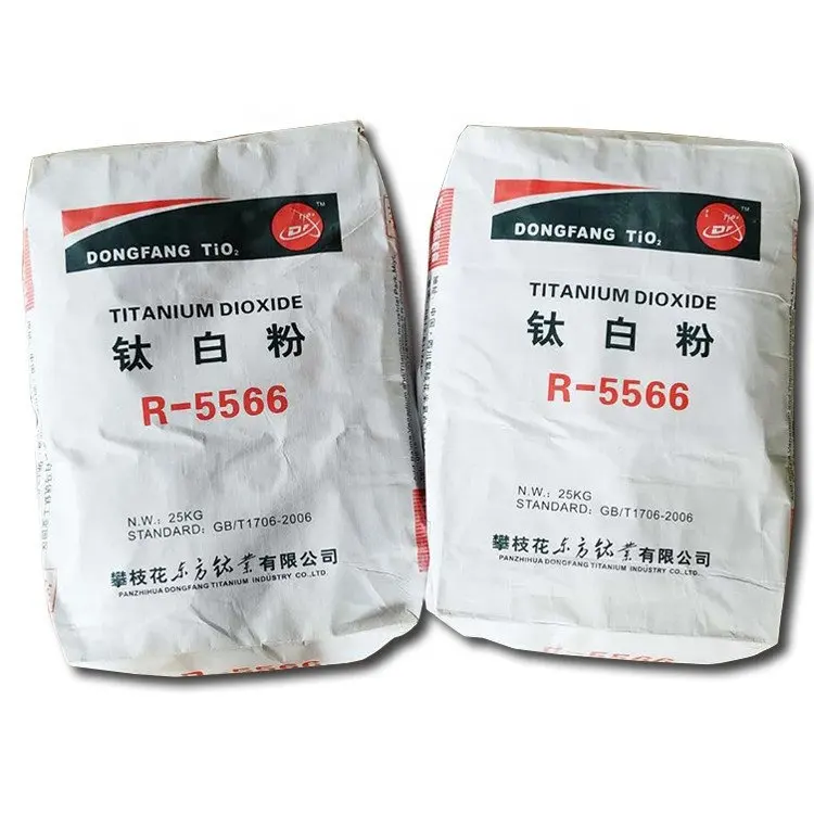 Factory Sell Rutile Grade R5566 titanium dioxide Powder for Painting Coating Plastic Titanium Dioxide R5566