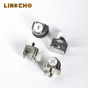 Có thể điều chỉnh hợp kim kẽm Kệ hỗ trợ clip cho Wall Mount Glass lan can lan can tủ bếp phân vùng Bracket chủ - Product Image 6